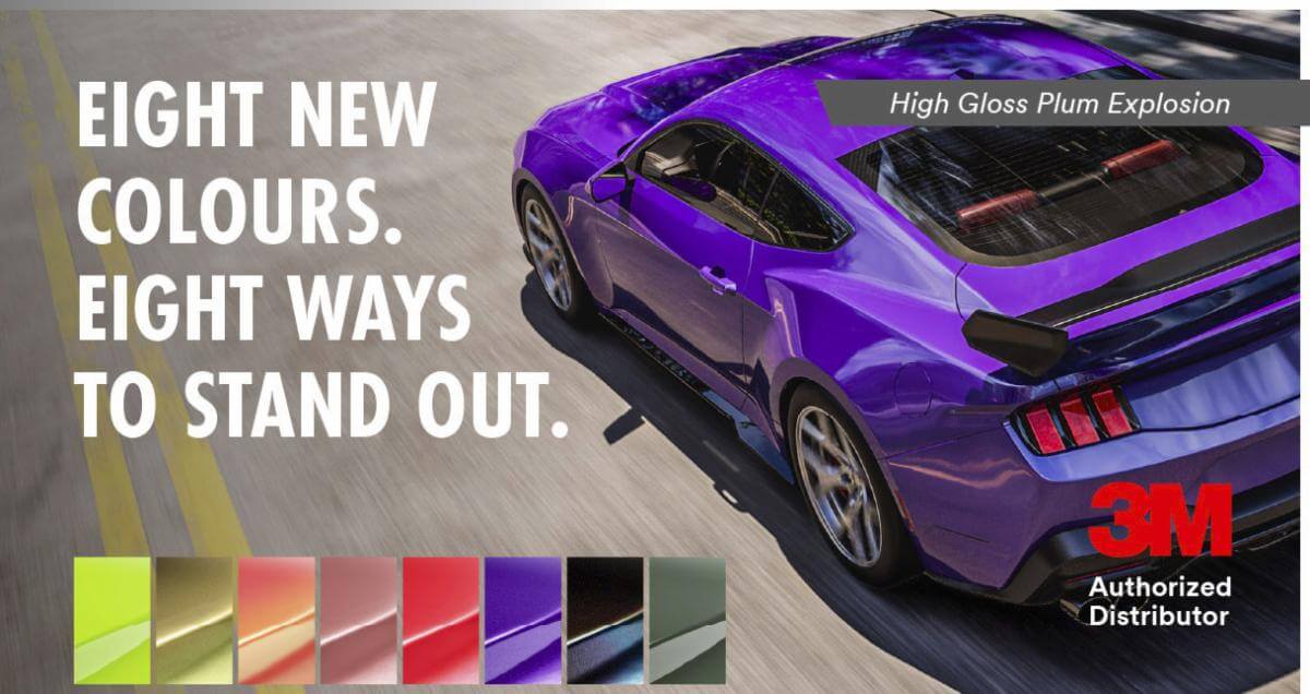 3M 2080 Car Wrap 8 new colors