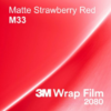 3M 2080 Wrap Film Series M33, Matte Strawberry