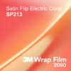 3M 2080 Wrap Film Series SP212 Flip Electric Coral