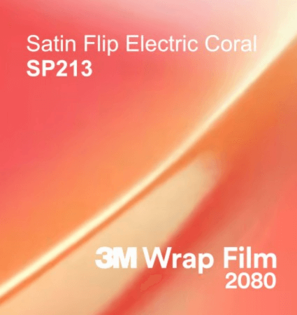 3M 2080 Wrap Film Series SP212 Flip Electric Coral-1 3M 2080 Wrap Film Series SP212 Flip Electric Coral