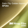 3M 2080 Wrap Film Series SP264, Satin Flip Golden Aurora