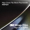 3M 2080 Wrap Film Series HGP221 цвят Flip Black Psychedelic