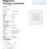 EdgeView Canopy Luminaire Spec Sheet - Global