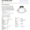 SloanLED Recessed Downlight Series - компактна LED лампа