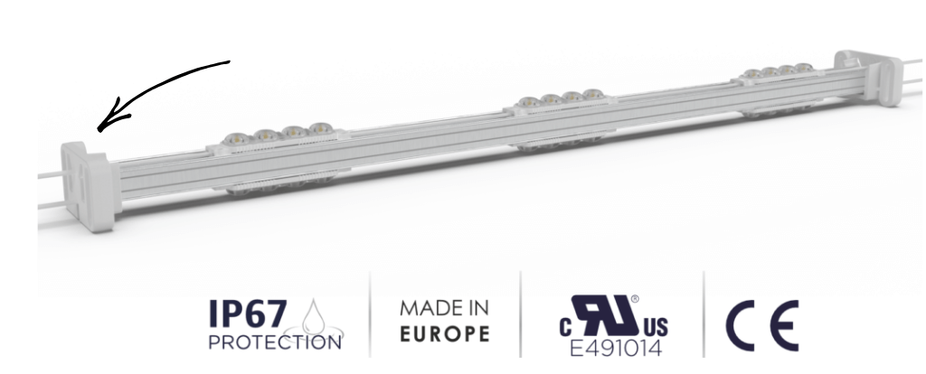 TMT конектор за двустранен алуминиев профил