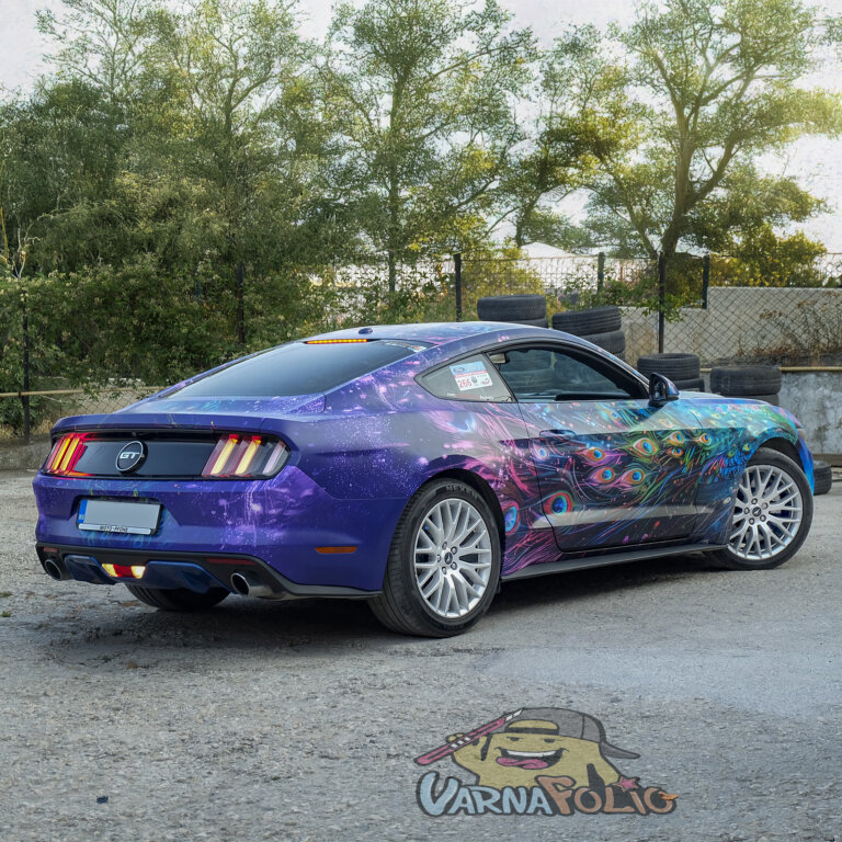 Облепяне на Мустанг с 3M IJ280 и изпълнение от Варна фолио