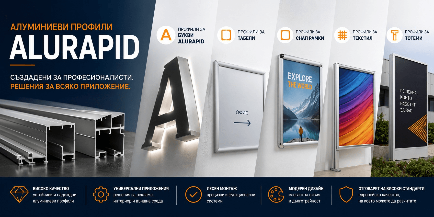 Aluminevi profili - Partners